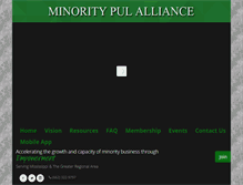 Tablet Screenshot of minoritypulalliance.org